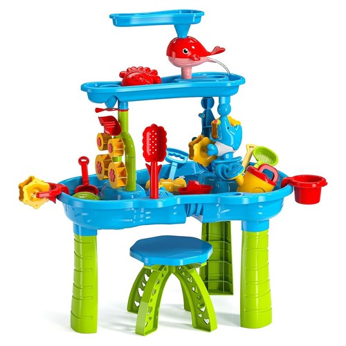 Kid water play - kid, sand