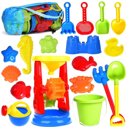 Beach toys piece sand - beach,