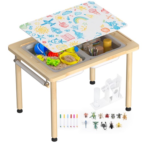 Wood sand water table - 3,