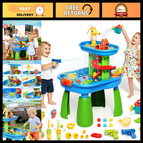 Kids water table play set - table,