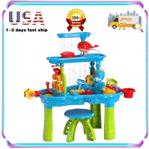 Tier sand water table toys - table,